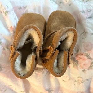 UGG Tan Kids Slippers